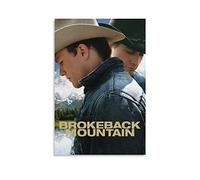 American Neo-Western Romantic Drama Film Brokeback Mountain Poster Print Photo Art Painting Canvas Poster Home Decorative Bedroom Modern Decor Posters Gifts 12x18inch(30x45cm)
