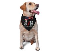 American Never Forget 911 Spring Dog Bandanas Boy Bulk Puppy Kerchief Adjustable Soft Triangle Bibs Accessories for Small Medium Large Dogs Cats White