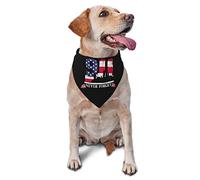 American Never Forget 911 Spring Dog Bandanas Boy Bulk Puppy Kerchief Adjustable Soft Triangle Bibs Accessories for Small Medium Large Dogs Cats White