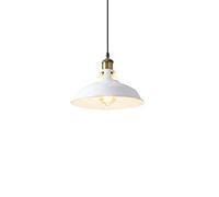 American Nostalgic Pot Cover Lamp Shade E26/E27 Lamp Holder Easy to Replace Hanging Lamp Lounge Restaurant Cafe Lighting Fixtures Easy to Clean Metal Lamp Shade Pendant