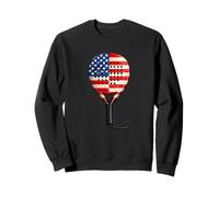 American Padel US flag Racket Court Style Sweatshirt