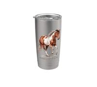 American Paint Horse Breed Art Stainless Steel Insulated Tumbler