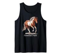 American Paint Horse Breed Art Tank Top