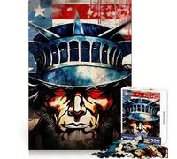 American Patriot 1000 Piece Puzzle For Adults Cognitive Skill Casual Relaxation Solid Lock Chic Xmas Gift (50x75cm)