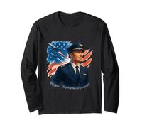 American Pilot Sky Freedom Pride Long Sleeve T-Shirt