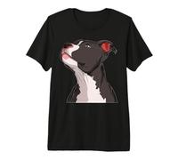 American Pit Bull Pitbull Terrier Dog Head Dog Canine Premium T-Shirt