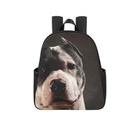 American Pit Bull Terrier College Backpack 12.40x5.12x14.17inch Backpack Multipurpose Casual School Bags Business Travel School,Office
