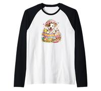 American Pit Bull Terrier Easter Egg Hatched | Cute Puppy Raglan Baseball Tee