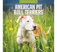 American Pit Bull Terriers - 2026 Square Wall Calendar - by Red Robin Publishing