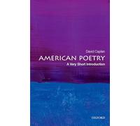 American Poetry: A Very Short Introduction