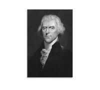 American Political Philosophers Thomas Jefferson Poster Artworks Picture Print Poster Wall Art Painting Canvas Decor Home Posters 08x12inch(20x30cm)