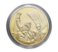 American President Golden Collection Coin Carved 47th President Of United States Souvenir