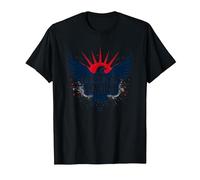 American Pride: Patriotic Eagle Emblem for Patriots T-Shirt, Men, Black, L