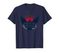 American Pride: Patriotic Eagle Emblem for Patriots T-Shirt, Men, Navy, XL