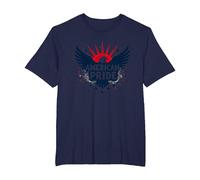 American Pride: Patriotic Eagle Emblem for Patriots T-Shirt, Men's Big and Tall, Navy, 3X Tall