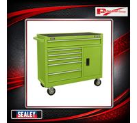 Sealey American Pro Rollcab 6 Drawer With Ball Bearing Slides 4 Keys Green Ap4106Hv