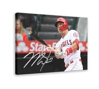 American Professional Baseball Player Mik Trou Photo Poster Art Print Mik Trou Angels Baseball Wall Art Decor For Sports Memorabilia & Fan Cave Bedroom Living Room (76)