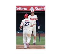 American Professional Baseball Player Mik Trou Photo Poster Art Print Mik Trou Angels Baseball Wall Art Decor For Sports Memorabilia & Fan Cave Bedroom Living Room (59)