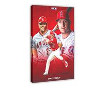 American Professional Baseball Player Mik Trou Photo Poster Art Print Mik Trou Angels Baseball Wall Art Decor For Sports Memorabilia & Fan Cave Bedroom Living Room (37)