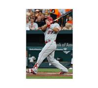 American Professional Baseball Player Mik Trou Photo Poster Art Print Mik Trou Angels Baseball Wall Art Decor For Sports Memorabilia & Fan Cave Bedroom Living Room (29)
