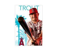 American Professional Baseball Player Mik Trou Photo Poster Art Print Mik Trou Angels Baseball Wall Art Decor For Sports Memorabilia & Fan Cave Bedroom Living Room (71)
