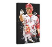 American Professional Baseball Player Mik Trou Photo Poster Art Print Mik Trou Angels Baseball Wall Art Decor For Sports Memorabilia & Fan Cave Bedroom Living Room (4)