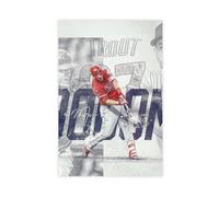 American Professional Baseball Player Mik Trou Photo Poster Art Print Mik Trou Angels Baseball Wall Art Decor For Sports Memorabilia & Fan Cave Bedroom Living Room (42)