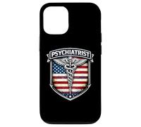 American Psychiatrist Psychiatry Physician Doctor Patriot MD Case for iPhone 12/12 Pro