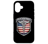 American Psychiatrist Psychiatry Physician Doctor Patriot MD Case for iPhone 16
