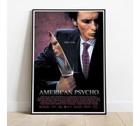 American Psycho Christian Bale Classic Movie Promo Poster - Huge 36"x24" Similar to A1 Vintage Retro Reproduction SEP351