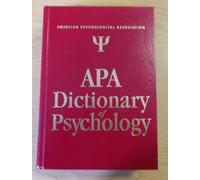 American Psychological Association: APA Dictionary of Psychology