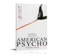 American PsychoPainting Art Poster Canvas Art Wall Decoration Home Bedroom Aesthetics Painter Living Deco Strong Wall Painting Room DecoratedFrame-style16x24inch(40x60cm)