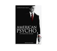 American PsychoWaterproof Art Wall Stickers High-definition Decorative Paintings Suitable for Bedrooms/shops Moisture-proof And Fade Resistant Exquisite Packaging Perfect for Gift GivingUnframe-style1