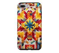 American Quilt Colorful Patchwork Quilting Quilter Sewing Case for iPhone 7 Plus/8 Plus