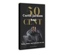 American Rapper 50 Cent Poster Canvas Poster Wall Art Decor Print Picture Paintings for Living Room Bedroom Decoration 16x24inch(40x60cm)