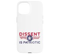 American Resist Dissent is Patriotic Protest US Patriotic Case for iPhone 15