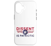 American Resist Dissent is Patriotic Protest US Patriotic Case for iPhone 16