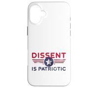 American Resist Dissent is Patriotic Protest US Patriotic Case for iPhone 16 Plus