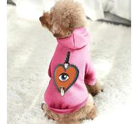 American Retro Icons Winter Dog Hoodie Sweatshirts Warm Dog Clothes for Small Dogs Chihuahua Coat Clothing Puppy Cat Custume 2XL