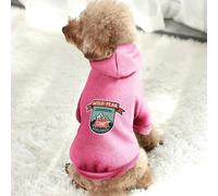 American Retro Icons Winter Dog Hoodie Sweatshirts Warm Dog Clothes for Small Dogs Chihuahua Coat Clothing Puppy Cat Custume 2XL