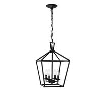 American Retro Industrial Style Farmhouse Country Style Restaurant Bar Tablep Kitchen Corridor Iron Light,Light Fixtures, Black No Bulb/Black No Bulb/B