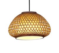 American Retro Style Lantern Hand Made Bamboo Ceiling Lamp Rural Pastoral Pendant Light Hotel Tea House Chandelier Inn Ancient Town Flashlight Decoration Hanging Light Bedroomliving Room