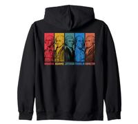 American Revolution Founding Fathers 1776 Zip Hoodie