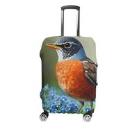 American Robin Bird Luggage Cover for Suitcase Protector Washable S