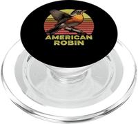 American Robin Retro PopSockets PopGrip for MagSafe
