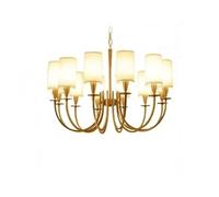 American Rural Ceiling Chandelier Nordic Living Room Copper Pendant Lights Chinese Restaurant Bedroom Kitchen Lighting