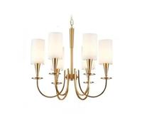 American Rural Ceiling Chandelier Nordic Living Room Copper Pendant Lights Chinese Restaurant Bedroom Kitchen Lighting