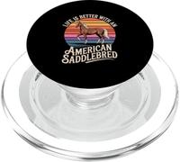 American Saddlebred Life Is Better With An Horse PopSockets PopGrip for MagSafe