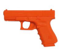 American Safety Trainer - (Compatible with Glock 19 Gen 4 - (Safariland Ready)) - Non-Functional Solid Polymer Gun - Blaze Orange - U.S.A. Made