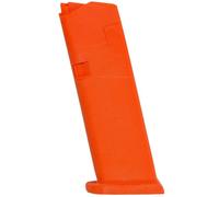 American Safety Trainer - Compatible with Glock 43X - Non-Functional Solid Polymer Training Magazine - Blaze Orange - U.S.A - Fits Model Specific Mag Holsters